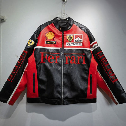 Ferrari- Formula 1 Leather Jacket