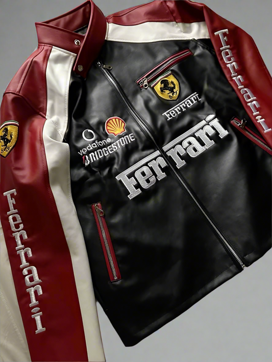Ferrari Limited edition- Formula 1 Leather Jacket